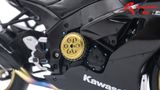  Mô hình xe độ Kawasaki Ninja Zx-10r black độ nồi - tem - pô akrapovic 1:12 Autono1 Welly D240 