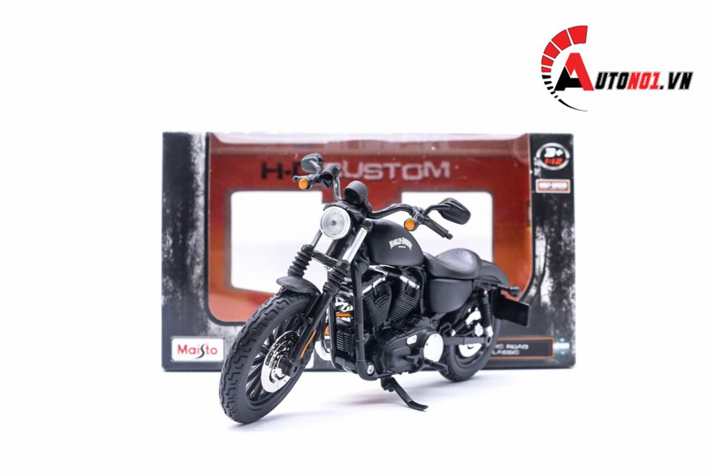 MÔ HÌNH HARLEY DAVIDSON 13 SPORTSTER IRON 883 1:12 MAISTO 1035