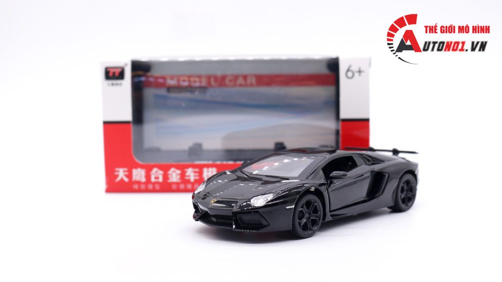 MÔ HÌNH XE LAMBORGHINI LP740 BLACK 1:32 TYMODEL 7473