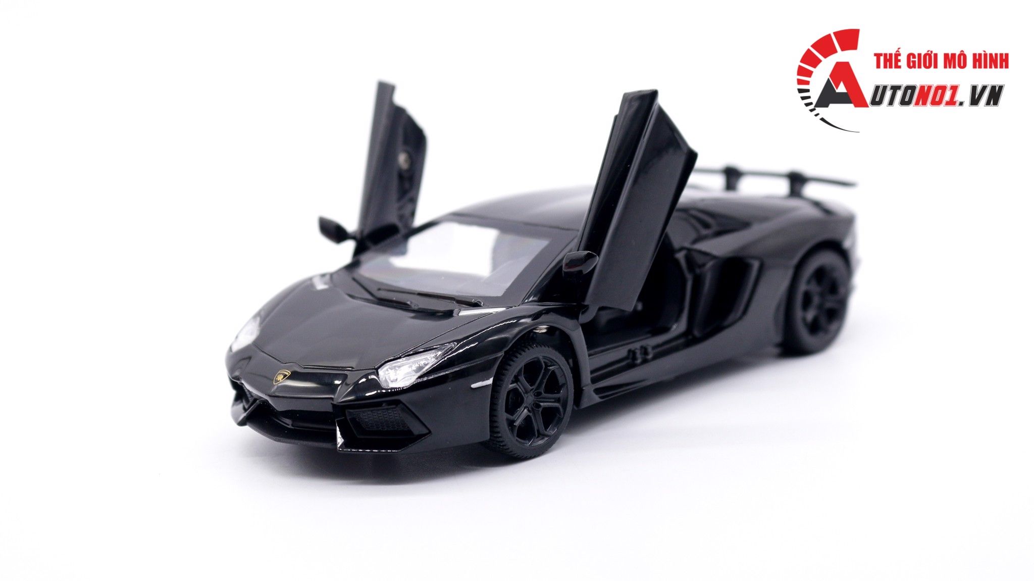  Mô hình xe Lamborghini Lp740 Black 1:32 Ty Models 7473 