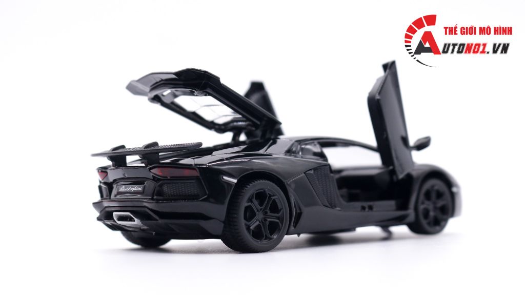 MÔ HÌNH XE LAMBORGHINI LP740 BLACK 1:32 TYMODEL 7473