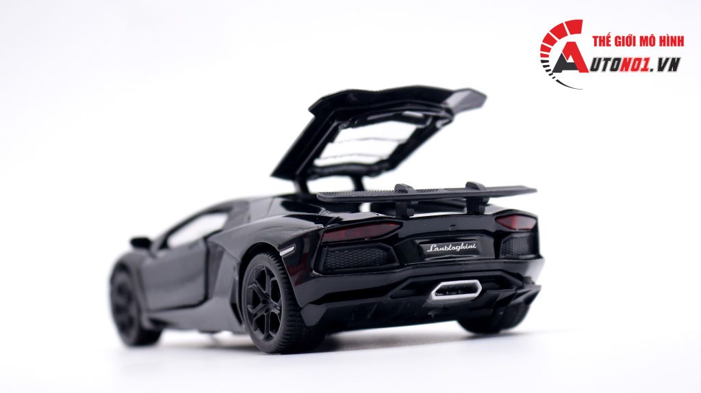 MÔ HÌNH XE LAMBORGHINI LP740 BLACK 1:32 TYMODEL 7473