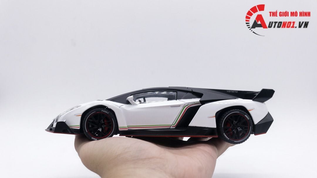 Mô Hình Lamborghini Veneno 124 Màu Đỏ