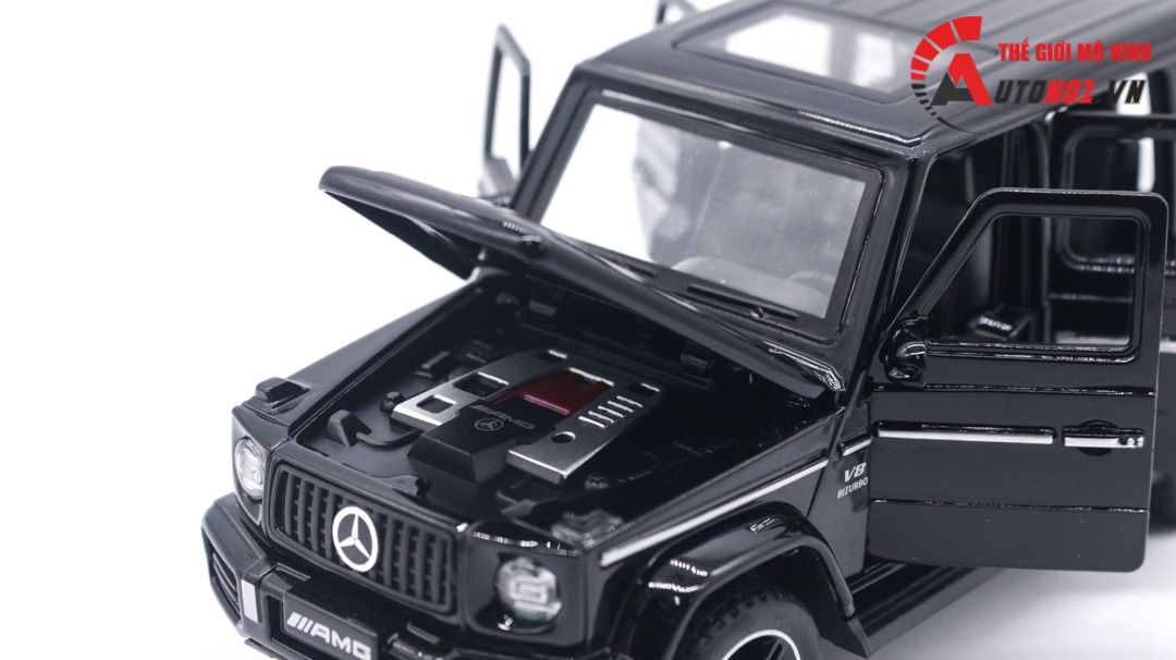  Mô hình xe Mercedes-benz AMG G63 hộp mica full open, có đèn và âm thanh tỉ lệ 1:32 Alloy Model OT113 