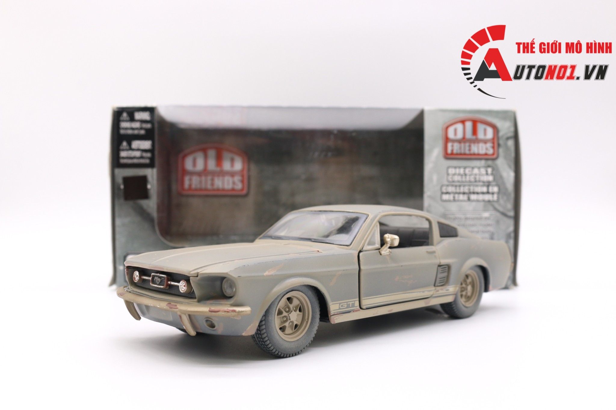  Mô hình xe Ford Mustang 1967 full open 1:24 Maisto OT071 