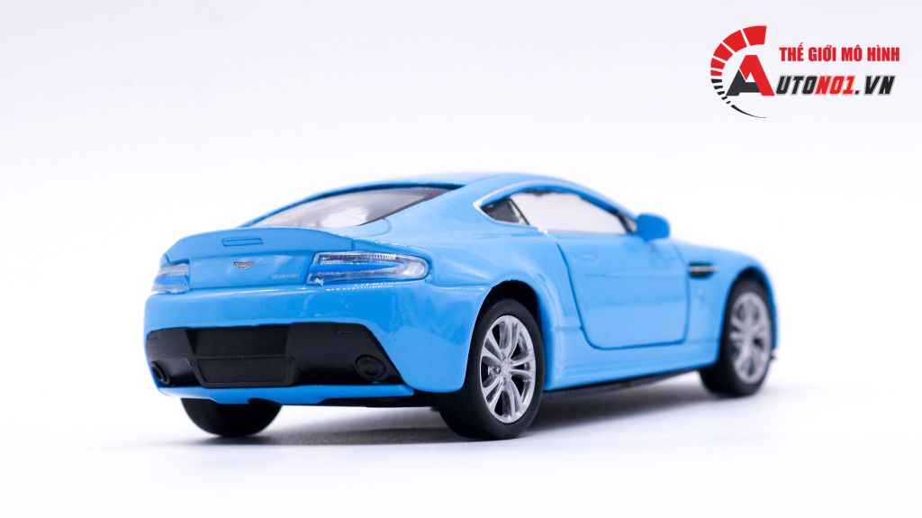 MÔ HÌNH XE ASTON MARTIN V12 VANTAGE BABY BLUE 1:36 WELLY 7510