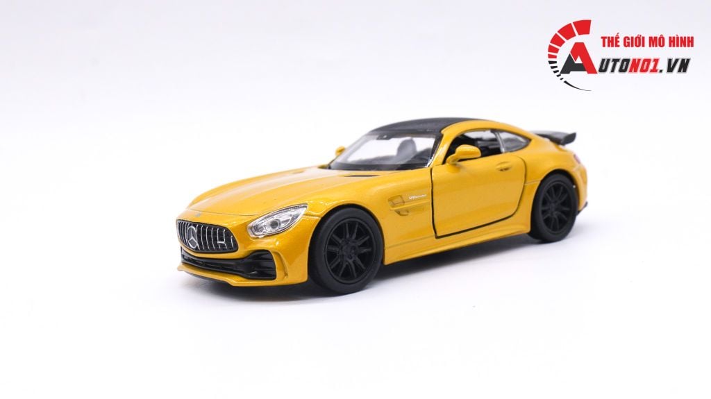 MÔ HÌNH XE MERCEDES AMG GT R YELLOW 1:36 WELLY 7511