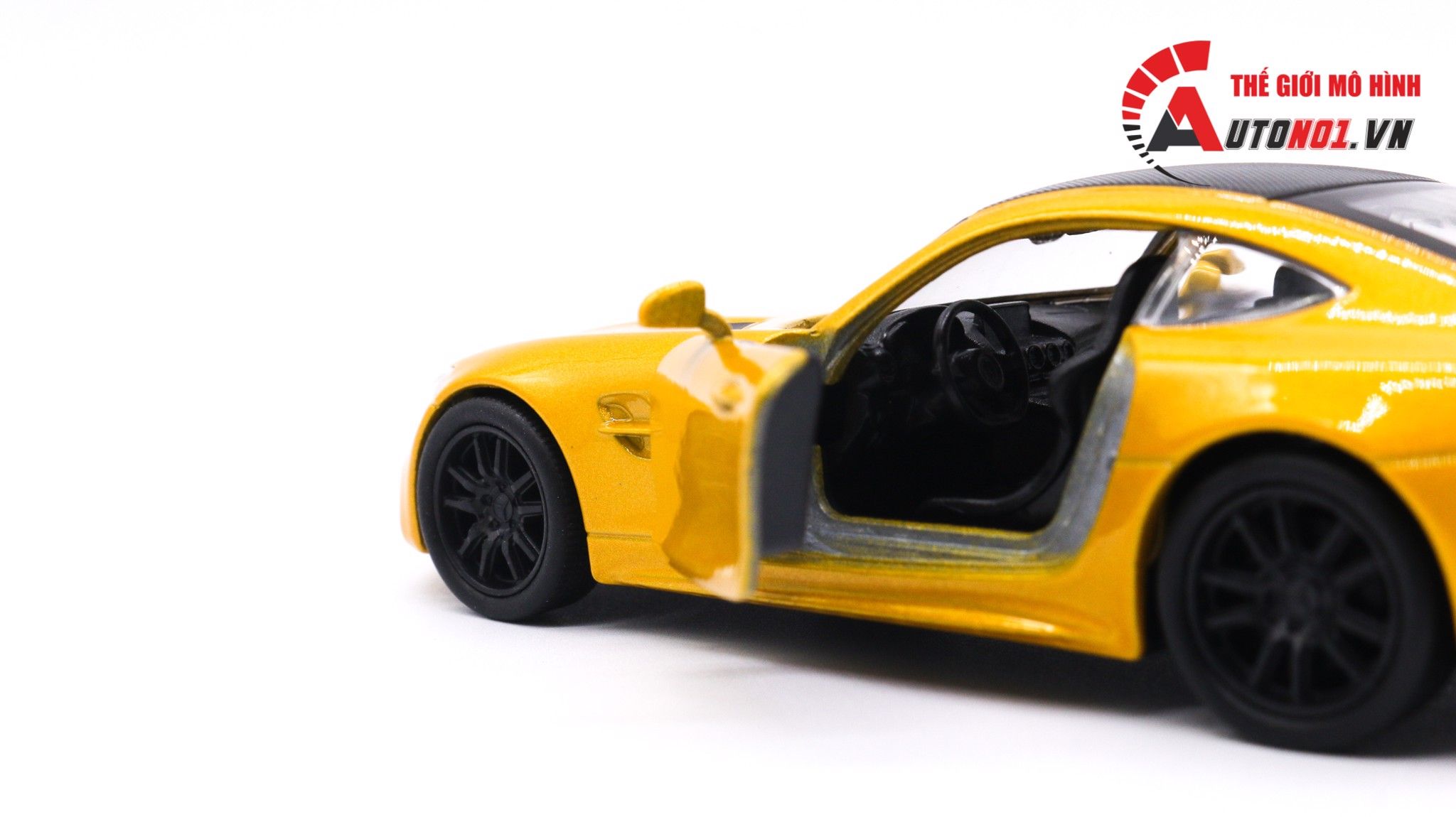  Mô hình xe Mercedes Amg Gt R Yellow 1:36 Welly 7511 