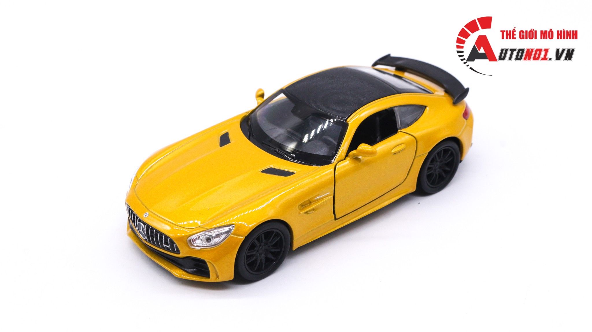  Mô hình xe Mercedes Amg Gt R Yellow 1:36 Welly 7511 