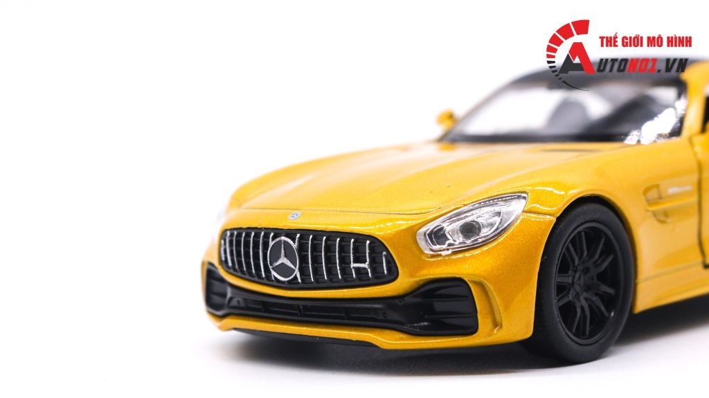 MÔ HÌNH XE MERCEDES AMG GT R YELLOW 1:36 WELLY 7511