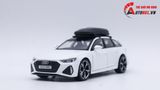  Mô hình xe Audi RS6 có box camping full open, full kính, đánh lái được, có đèn âm thanh, có đế và hộp mica tỉ lệ 1:32 Alloy Model OT096 