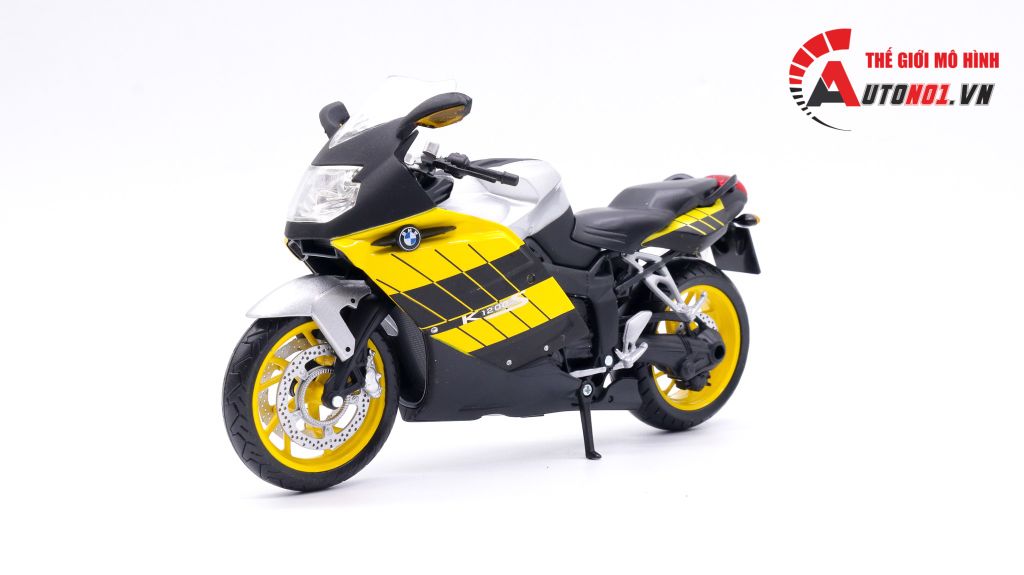 MÔ HÌNH XE BMW K1200S YELLOW 1:12 JOYCITY 7509