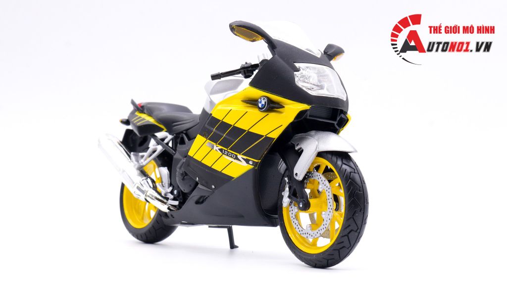 MÔ HÌNH XE BMW K1200S YELLOW 1:12 JOYCITY 7509