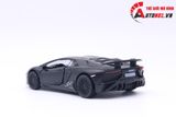  Mô hình xe Lamborghini Aventador SV black 1:36 Alloy 7165 