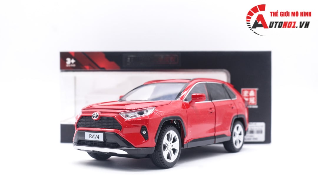  Mô hình xe Toyota RAV4 full open full kính đánh lái được 1:24 Alloy Model OT085 