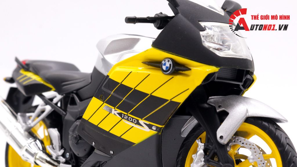 MÔ HÌNH XE BMW K1200S YELLOW 1:12 JOYCITY 7509
