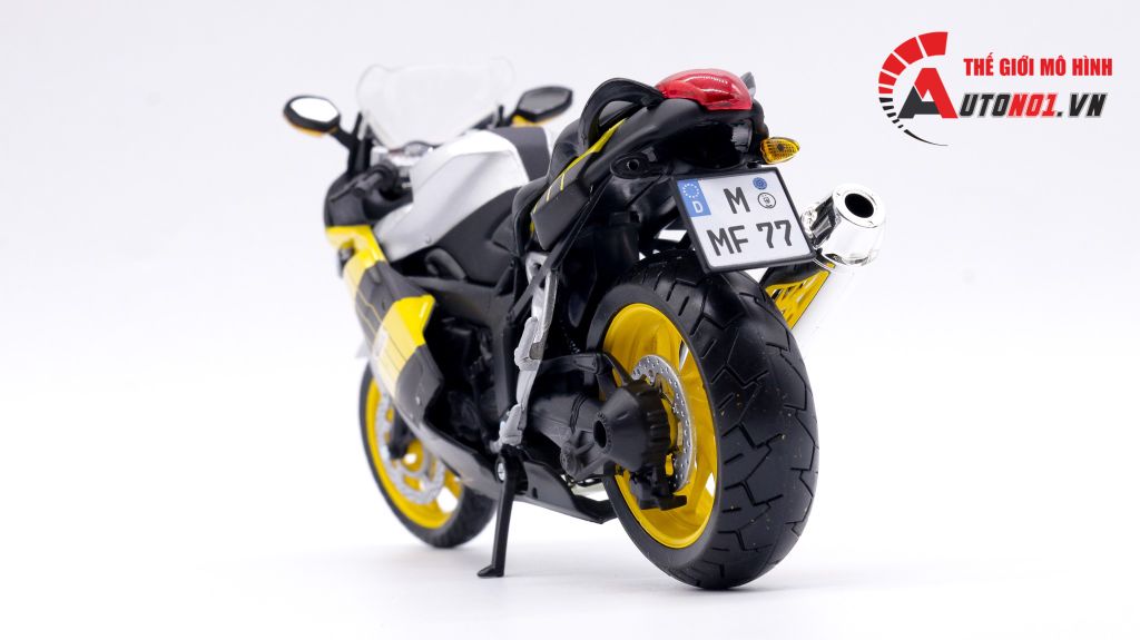 MÔ HÌNH XE BMW K1200S YELLOW 1:12 JOYCITY 7509