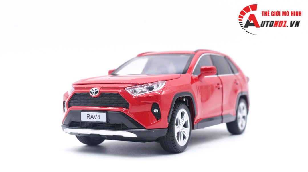  Mô hình xe Toyota RAV4 full open full kính đánh lái được 1:24 Alloy Model OT085 