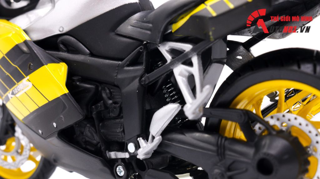 MÔ HÌNH XE BMW K1200S YELLOW 1:12 JOYCITY 7509