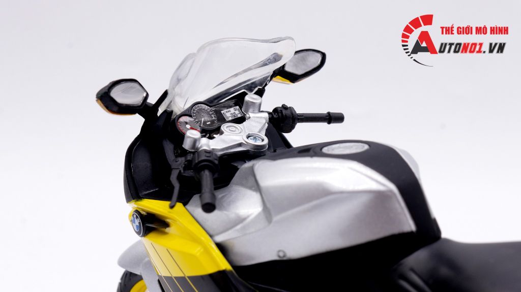 MÔ HÌNH XE BMW K1200S YELLOW 1:12 JOYCITY 7509