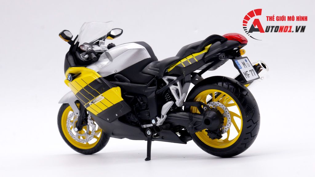 MÔ HÌNH XE BMW K1200S YELLOW 1:12 JOYCITY 7509