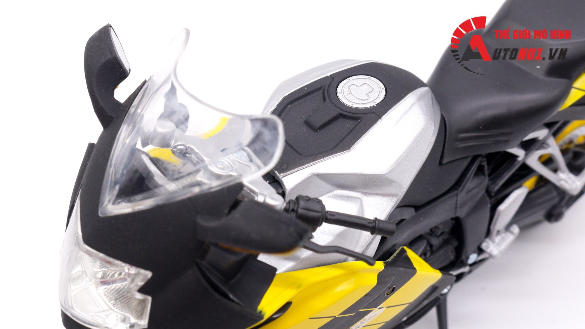  Mô hình xe Bmw K1200S yellow 1:12 Joycity 7509 