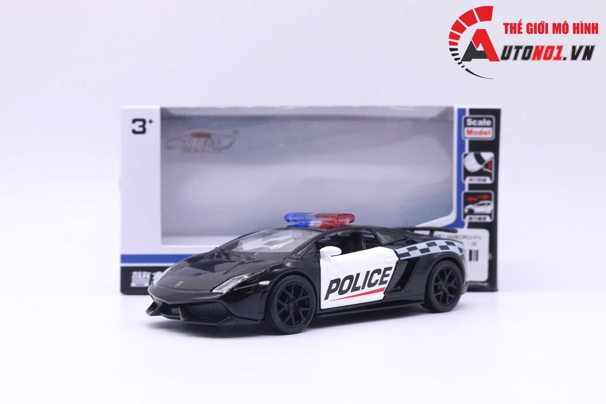 MÔ HÌNH XE LAMBORGHIN GALLARDO POLICE 1:36 SCALE MODEL 7157