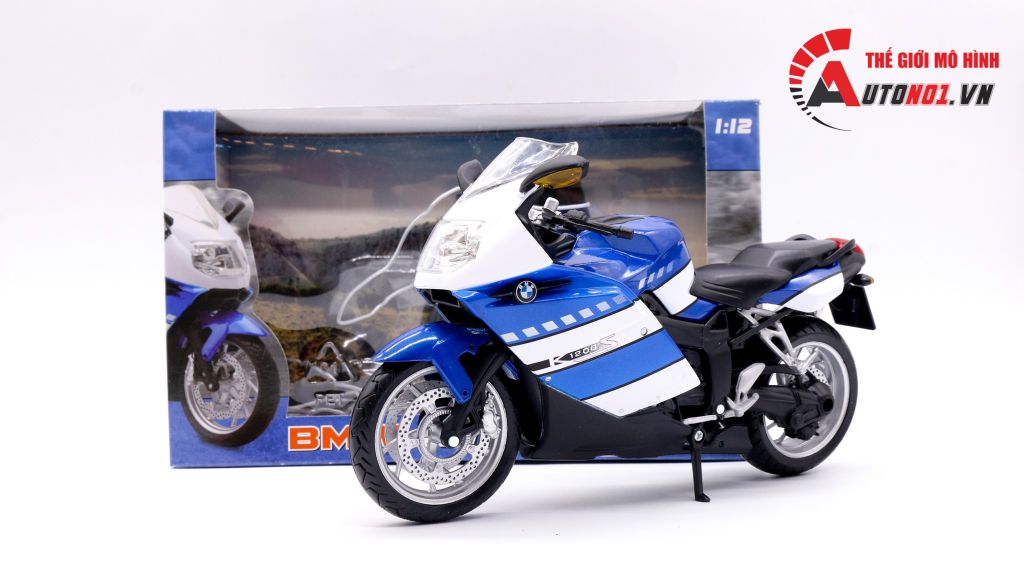 MÔ HÌNH XE BMW K1200S BLUE 1:12 JOYCITY 7508