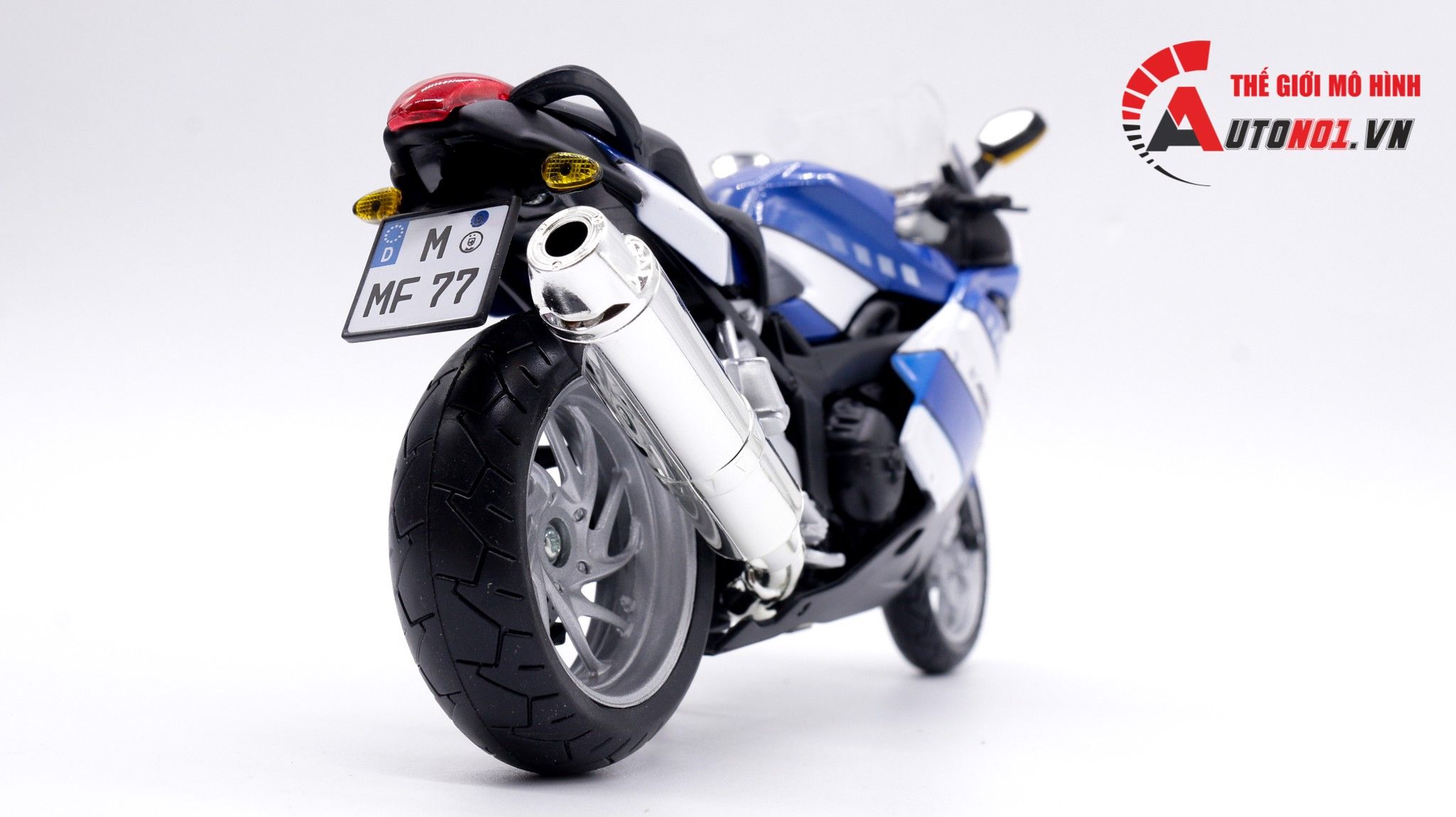  Mô hình xe Bmw K1200S blue 1:12 Joycity 7508 