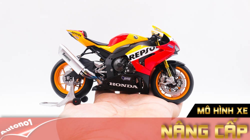  Mô hình xe cao cấp Honda Cbr 1000rr Repsol Sp 1:12 Tamiya D119A 