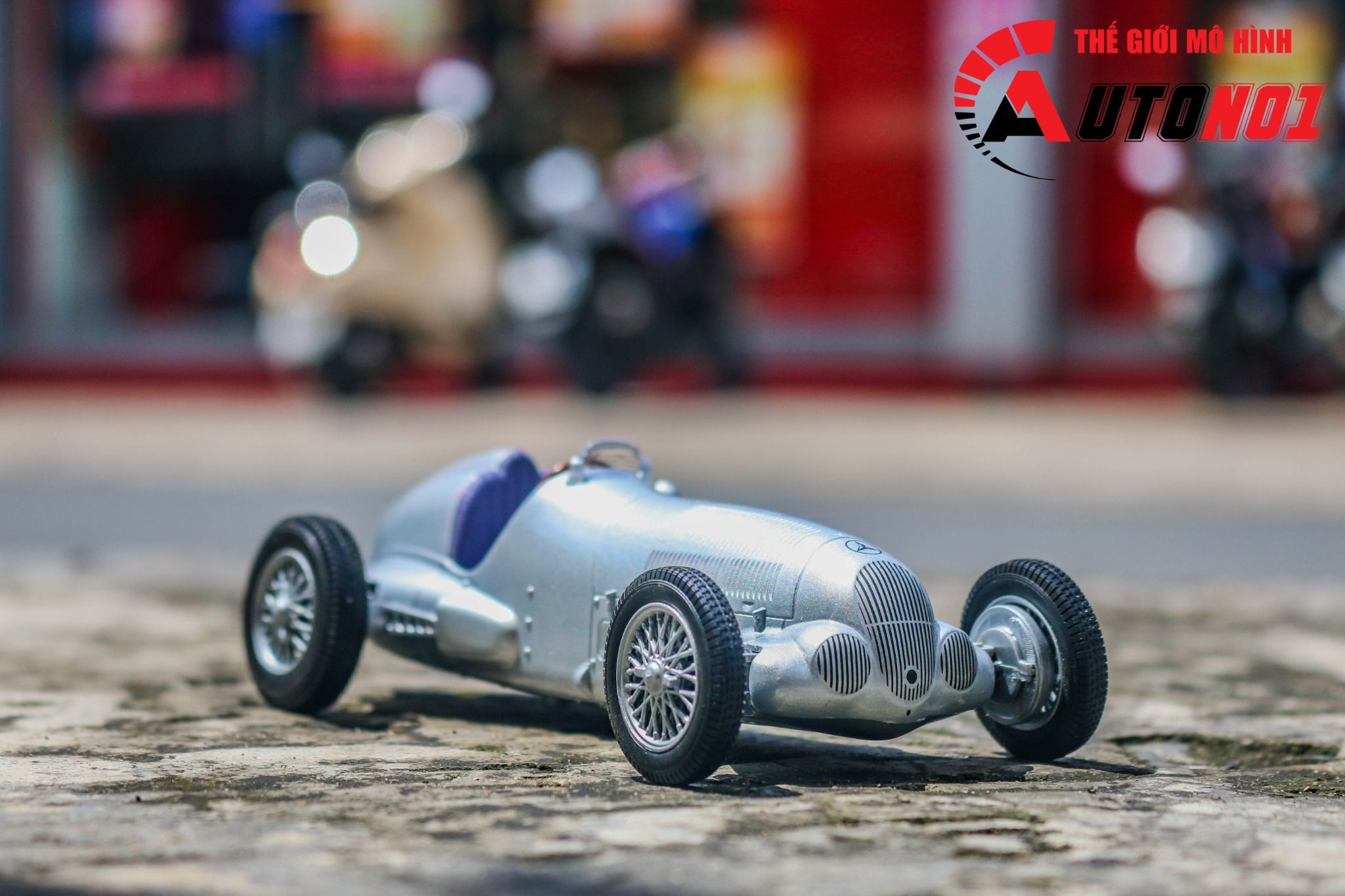  Mô hình xe cổ Mercedes Benz W125 1937 1:24 Welly OT056 