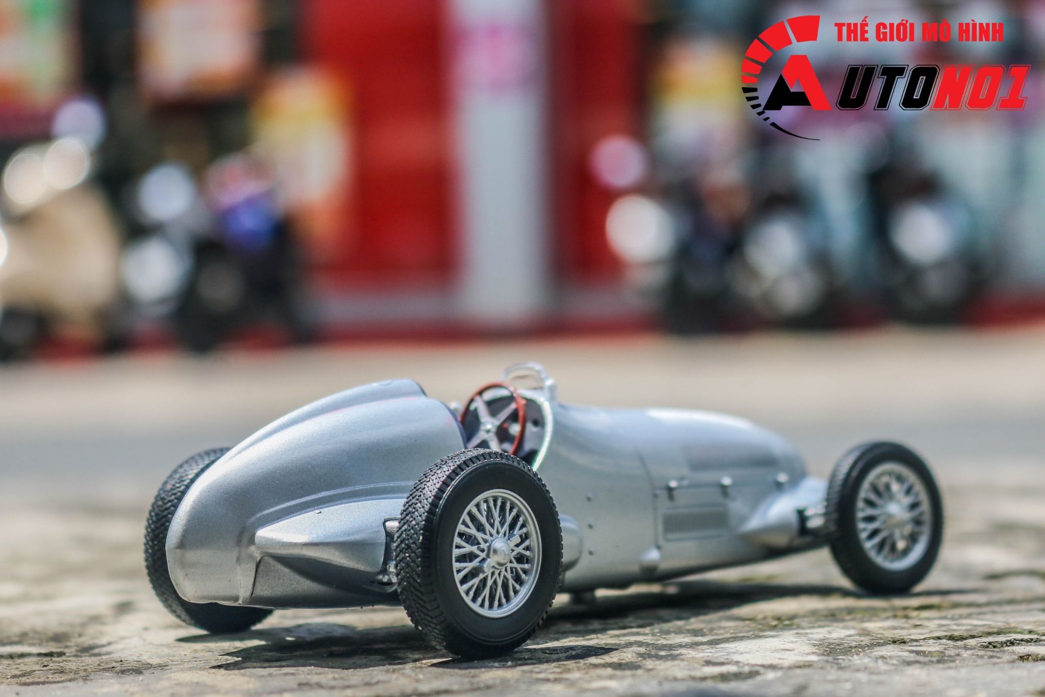  Mô hình xe cổ Mercedes Benz W125 1937 1:24 Welly OT056 