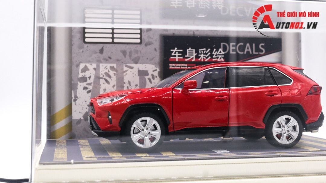  Hộp mica trưng bày đế da có đèn kèm dây sạc phông nền 28x16x13cm ô tô 1:24 mô tô 1:12 Chezhi PK401 