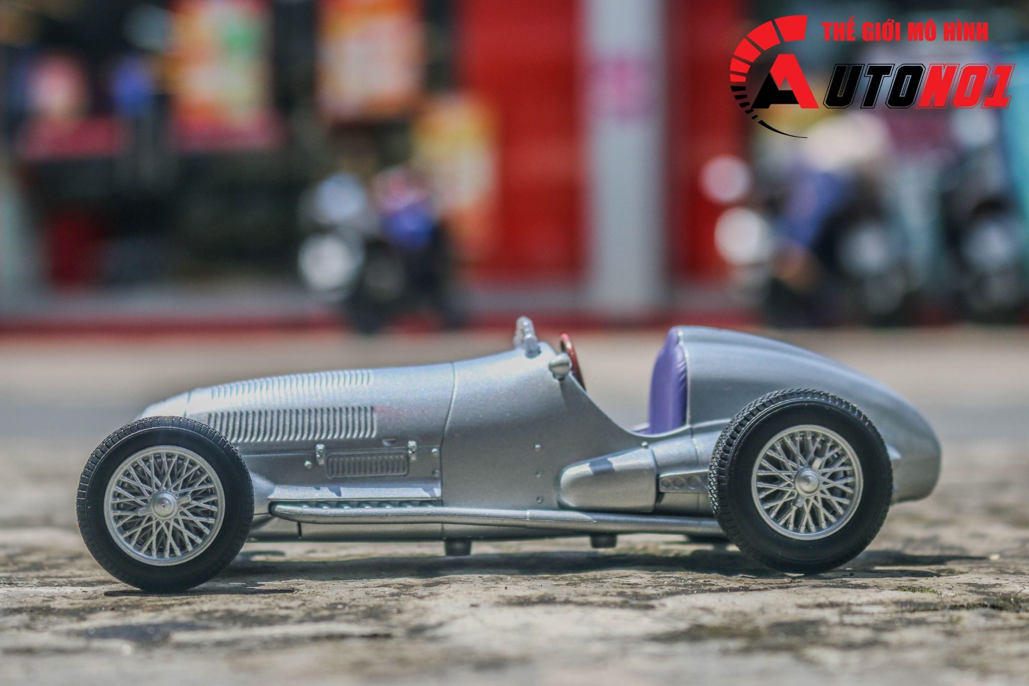  Mô hình xe cổ Mercedes Benz W125 1937 1:24 Welly OT056 