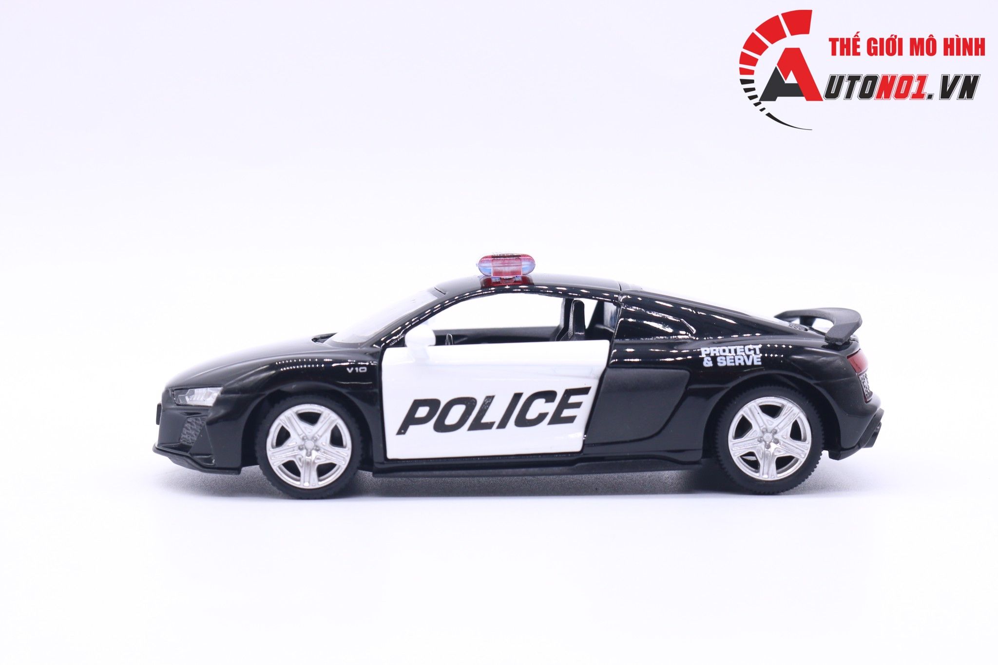  Mô hình xe Audi R8 Police 1:36 Scale Model 7161 