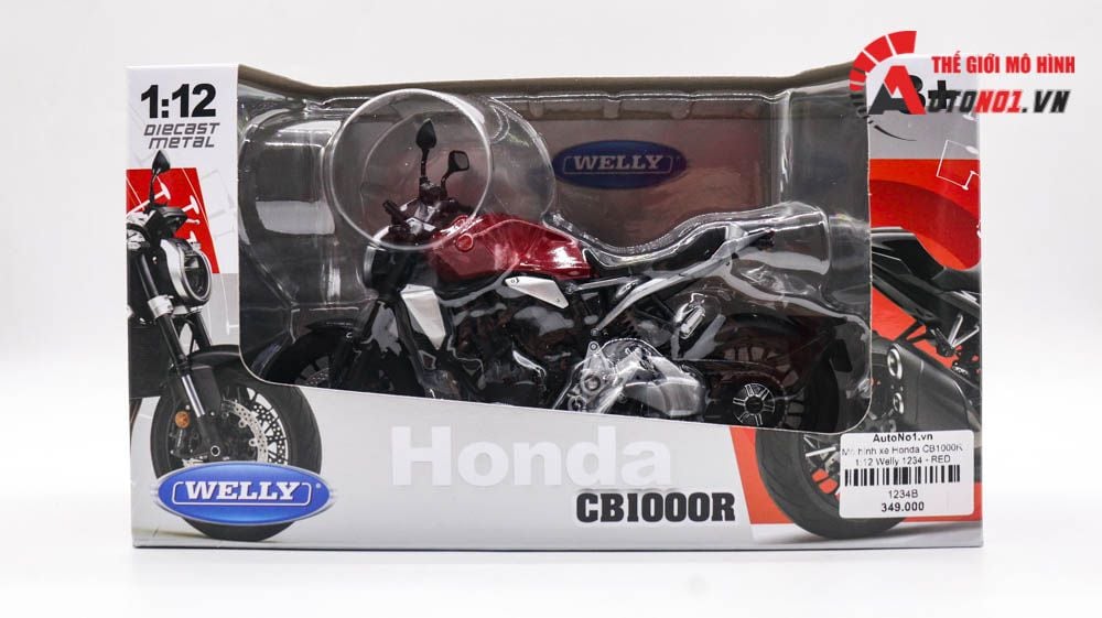 Mô hình xe Honda CB1000R 1:12 Welly 1234