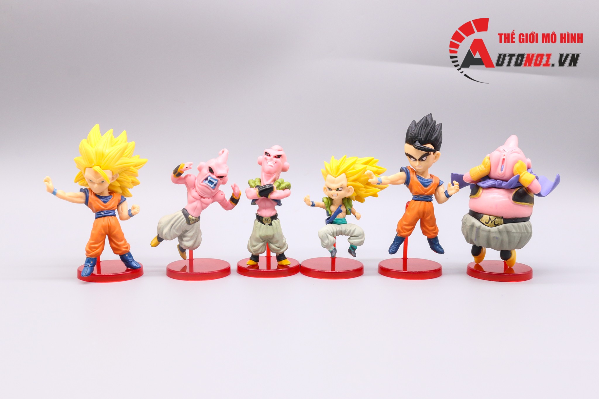 MÔ HÌNH NHÂN VẬT DRAGON BALL SET 6 CON 9CM