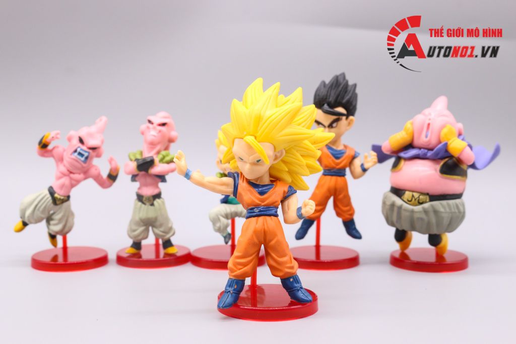 MÔ HÌNH NHÂN VẬT DRAGON BALL SET 6 CON 9CM