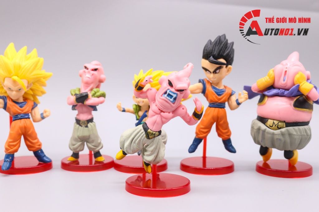 MÔ HÌNH NHÂN VẬT DRAGON BALL SET 6 CON 9CM