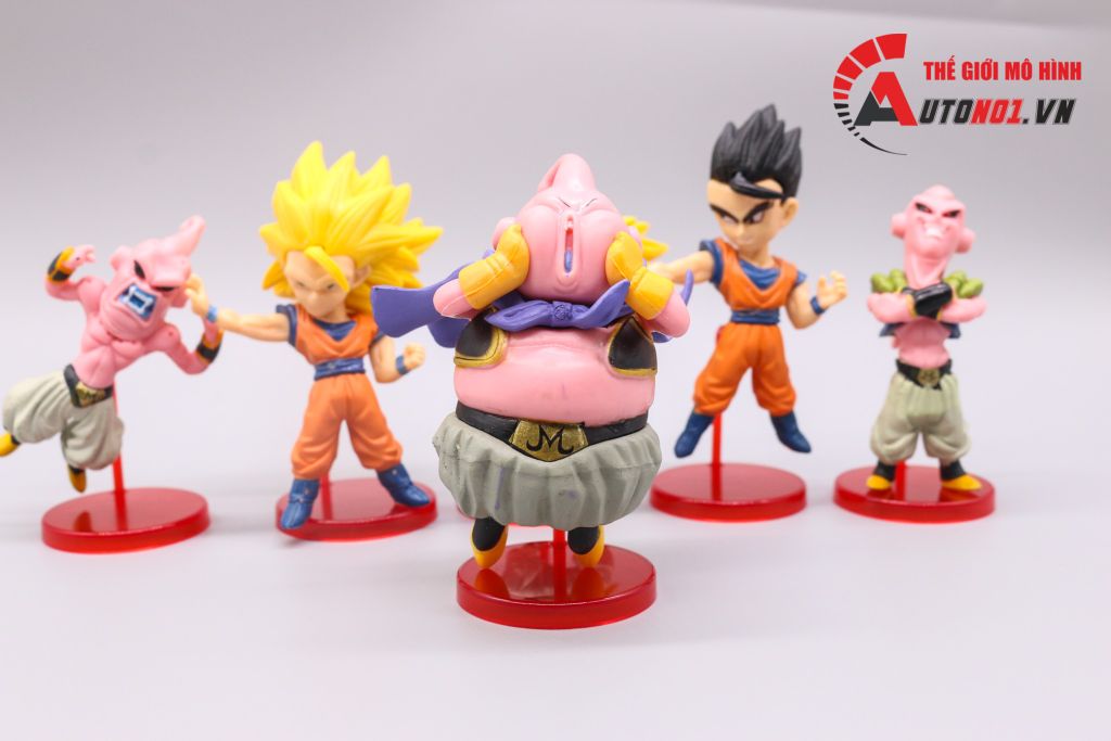 MÔ HÌNH NHÂN VẬT DRAGON BALL SET 6 CON 9CM