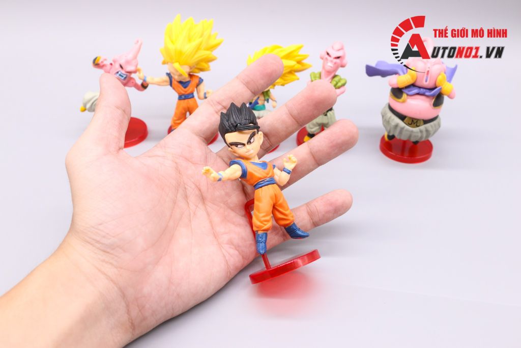 MÔ HÌNH NHÂN VẬT DRAGON BALL SET 6 CON 9CM