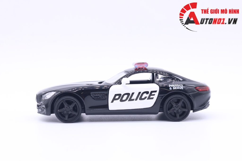 MÔ HÌNH XE MERCEDES BENZ AMG GTS POLICE 1:36 SCALE MODEL 7160