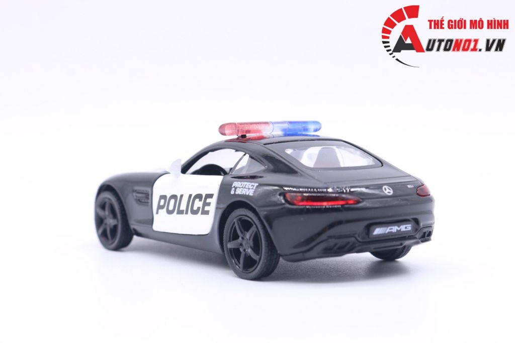 MÔ HÌNH XE MERCEDES BENZ AMG GTS POLICE 1:36 SCALE MODEL 7160