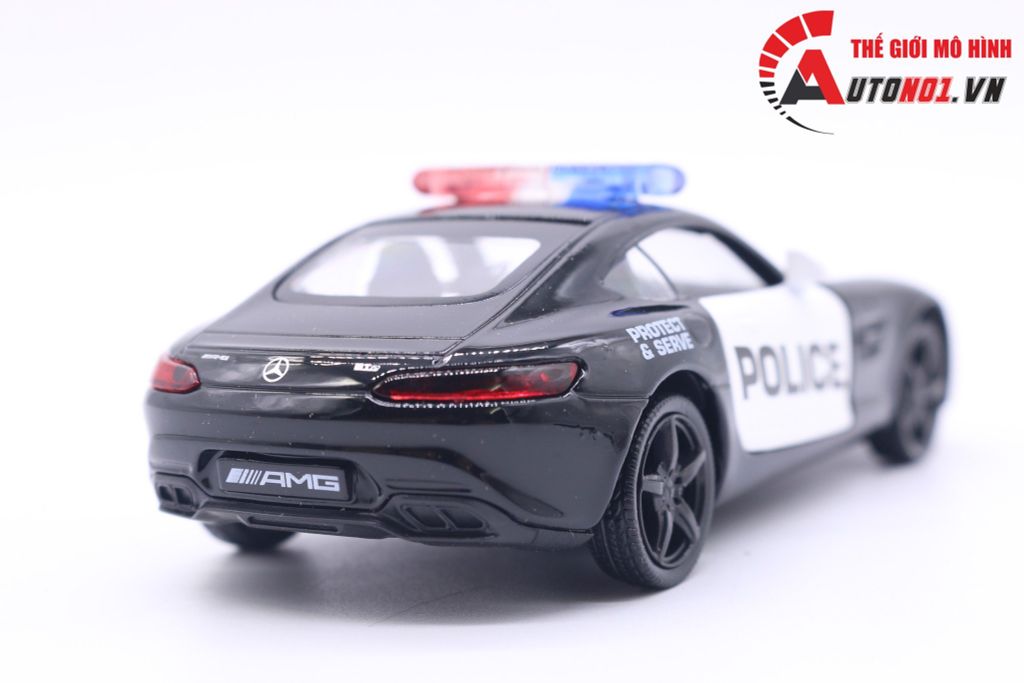 MÔ HÌNH XE MERCEDES BENZ AMG GTS POLICE 1:36 SCALE MODEL 7160