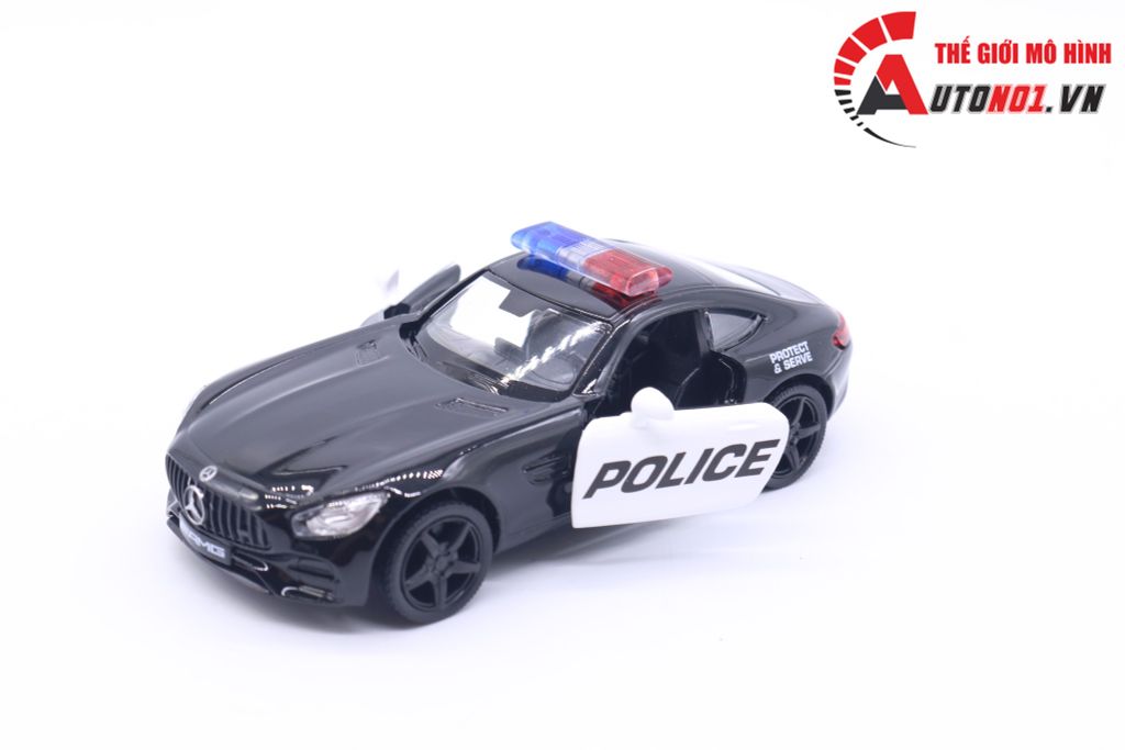 MÔ HÌNH XE MERCEDES BENZ AMG GTS POLICE 1:36 SCALE MODEL 7160