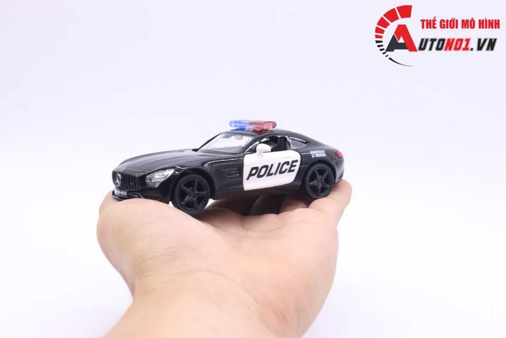 MÔ HÌNH XE MERCEDES BENZ AMG GTS POLICE 1:36 SCALE MODEL 7160