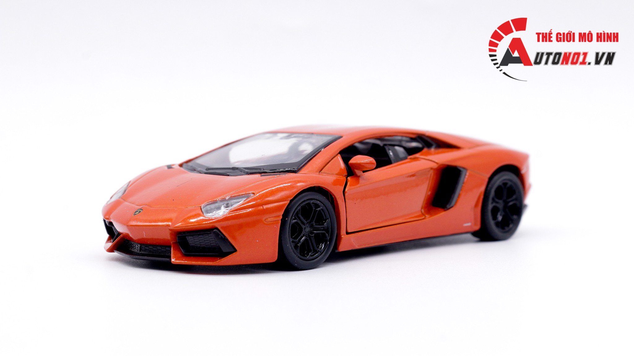 MÔ HÌNH LAMBORGHINI AVENTADOR 700-4 ORANGE 1:36 WELLY 4739