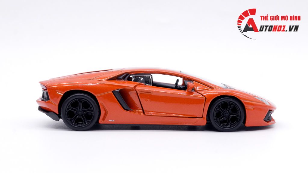 MÔ HÌNH LAMBORGHINI AVENTADOR 700-4 ORANGE 1:36 WELLY 4739