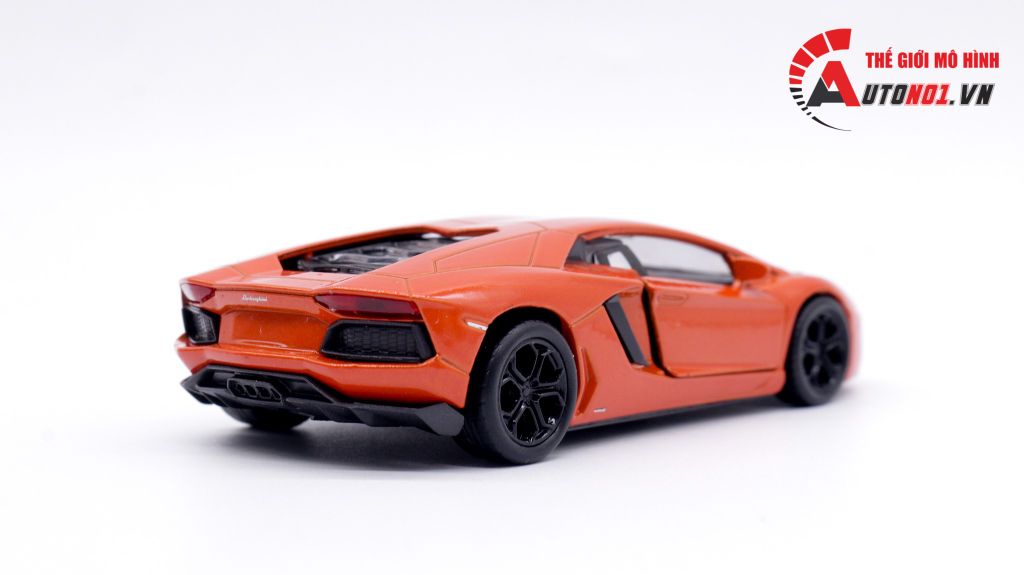 MÔ HÌNH LAMBORGHINI AVENTADOR 700-4 ORANGE 1:36 WELLY 4739