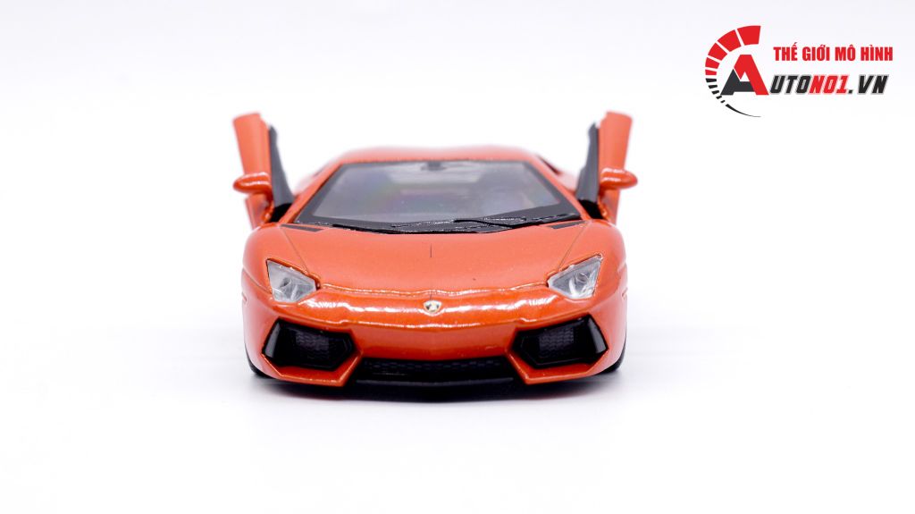 MÔ HÌNH LAMBORGHINI AVENTADOR 700-4 ORANGE 1:36 WELLY 4739